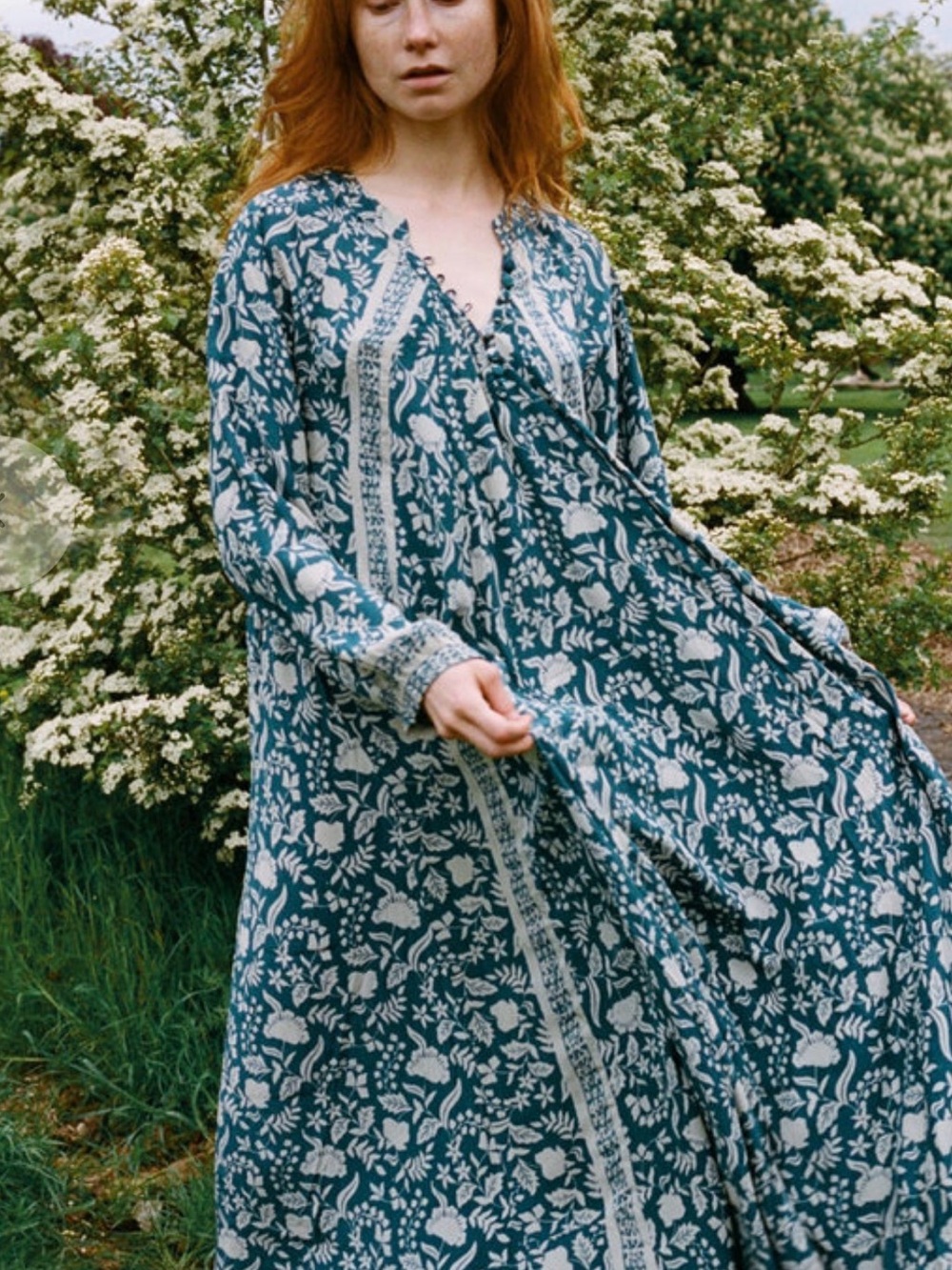 Natalie Martin 100% Silk Fiore Maxi Dress